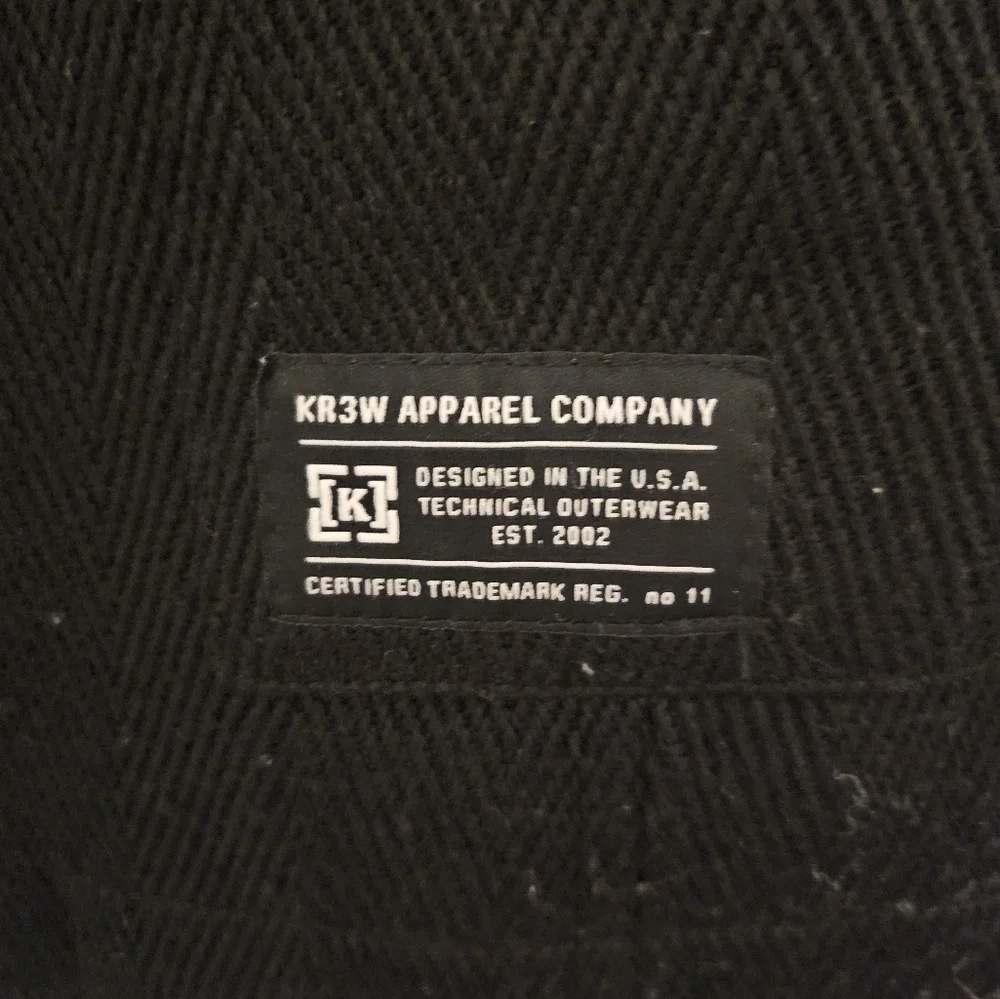 KR3W‎ Jacket Men's S Black Army Peacoat Full Zip Button Up Long Sleeve